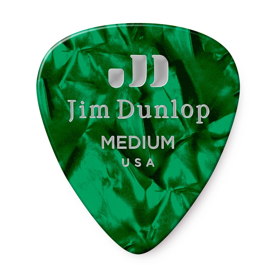 Dunlop 483R#12 Green Perloid - Medium