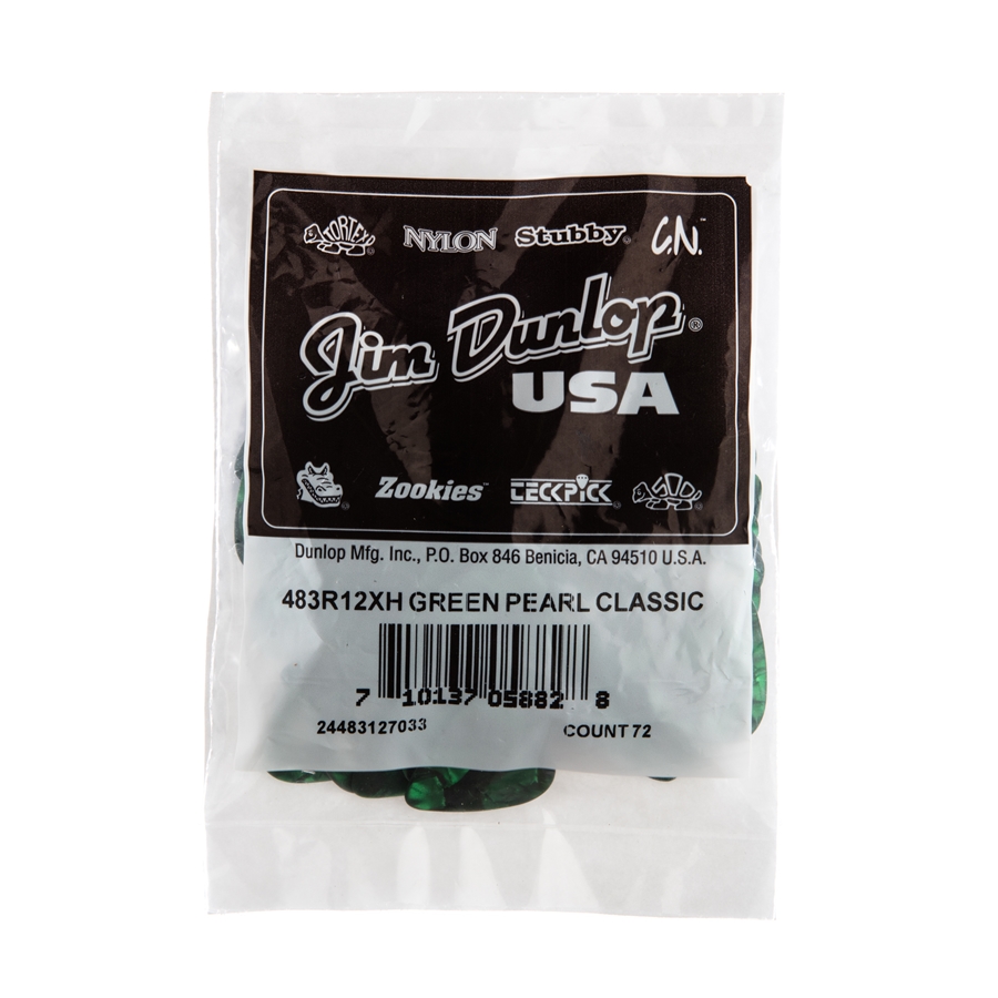 DUNLOP 483R#12 GREEN PERLOID - X HEAVY DUNLOP 483R#12 GREEN PERLOID - X HEAVY