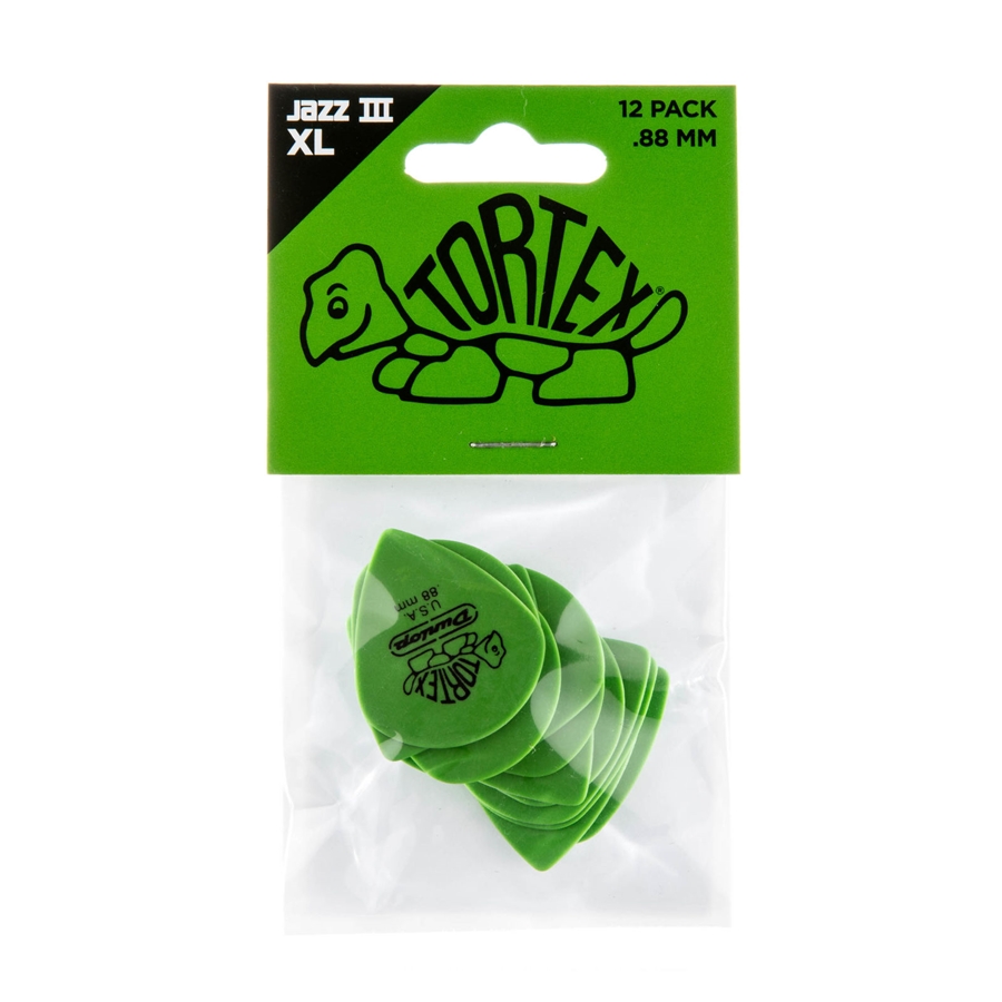 Dunlop 498P.88 TORTEX JAZZ III XL, .88MM