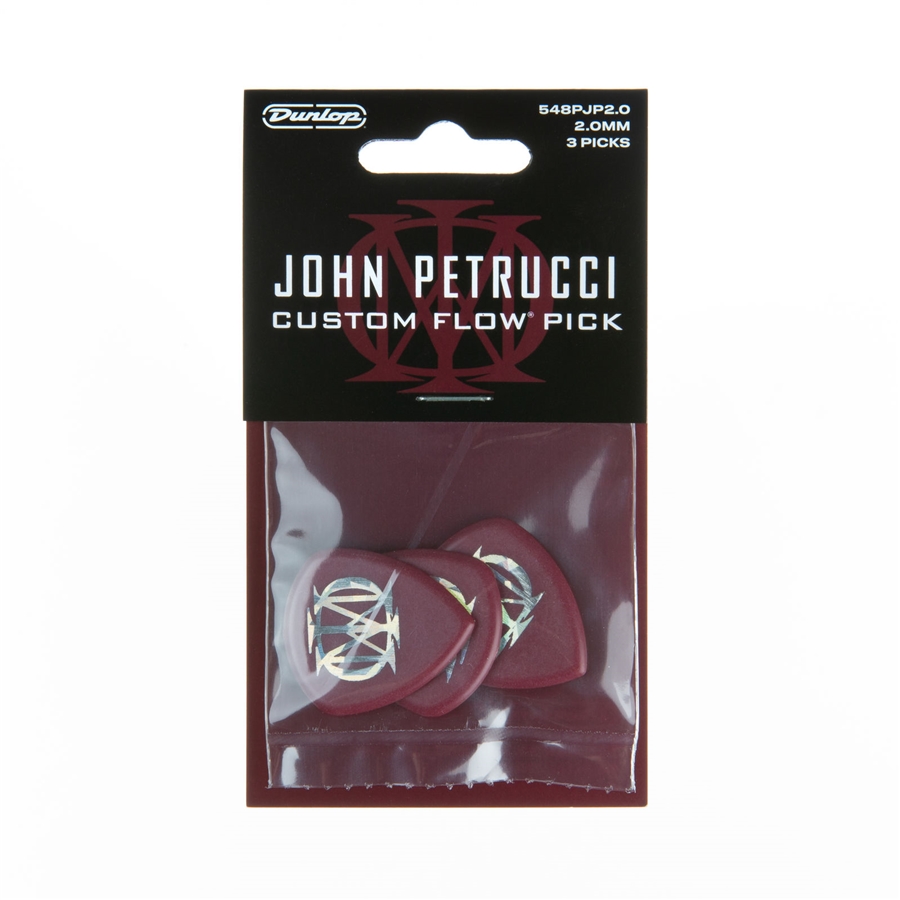 DUNLOP 548PJP200 JOHN PETRUCCI FLOW 2.0 MM PLAYER'S PACK/3 DUNLOP 548PJP200 JOHN PETRUCCI FLOW 2.0 MM PLAYER'S PACK/3