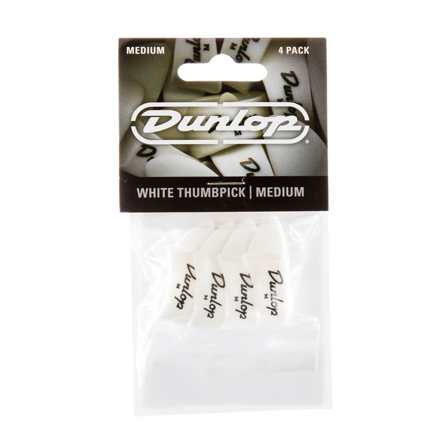 DUNLOP 9002P THUMB MEDIUM - PLAYER'S PACK 4 PLETRI