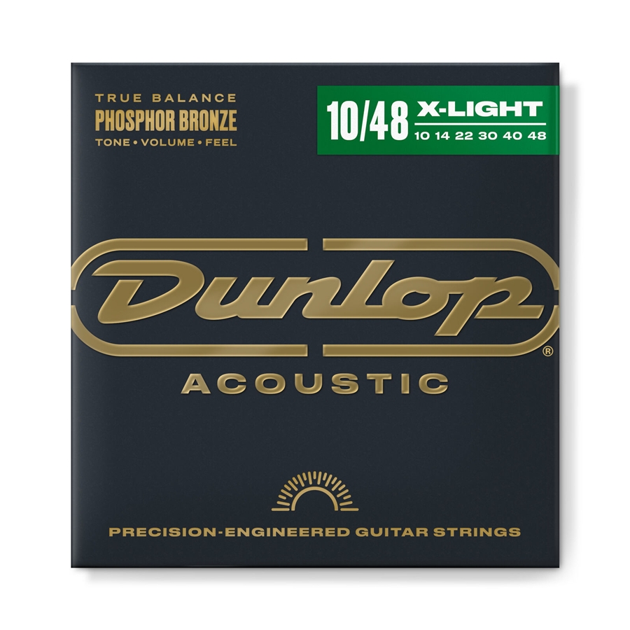 Dunlop DAP1048 Acoustic Phosphor Bronze, Extra Light Set/6