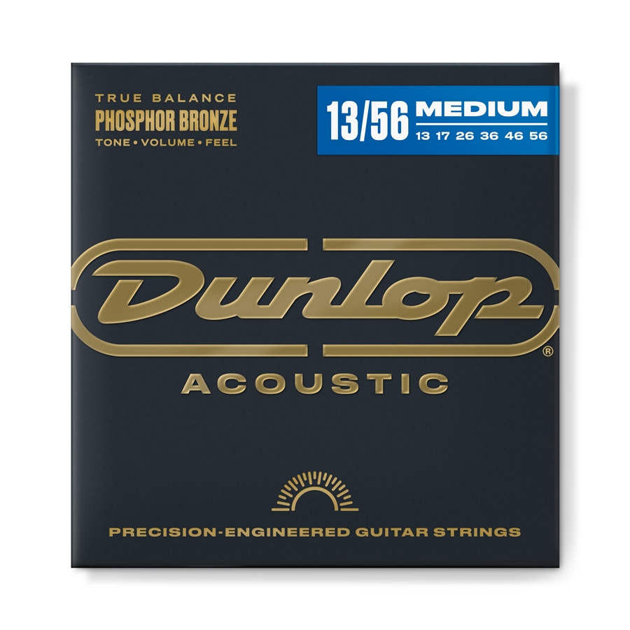 Dunlop DAP1356 Acoustic Phosphor Bronze, Medium Set/6