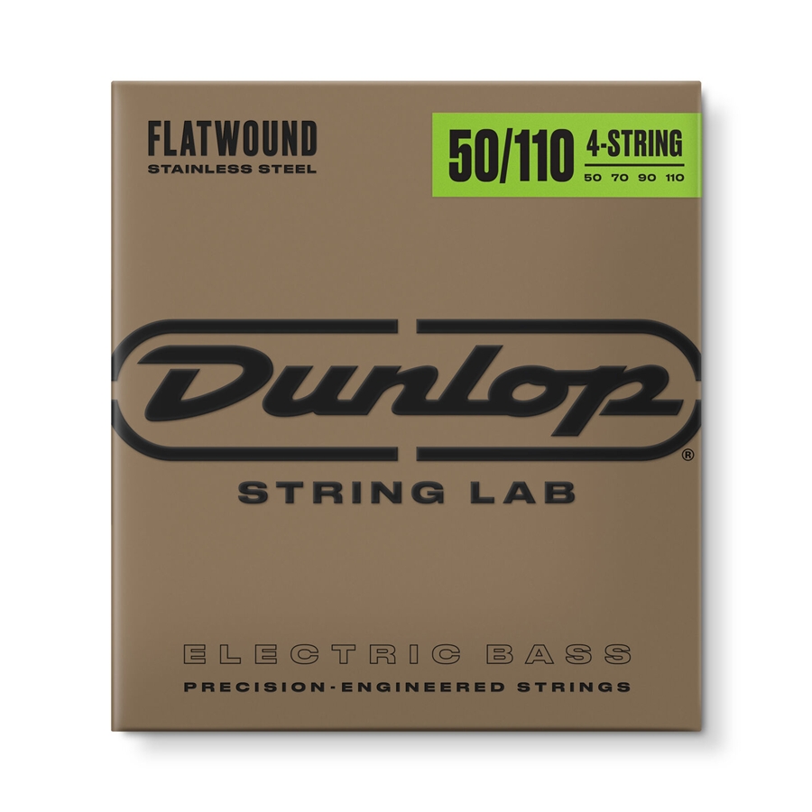 DUNLOP DBFS50110 FLATWOUND SCALA LUNGA 50-110 4/SET