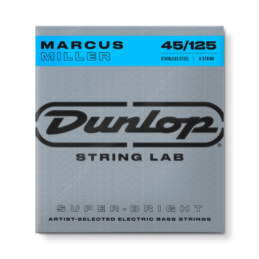 DUNLOP DBMMS45125 MARCUS MILLER SUPER BRIGHT, MEDIUM SET/5 DUNLOP DBMMS45125 MARCUS MILLER SUPER BRIGHT, MEDIUM SET/5