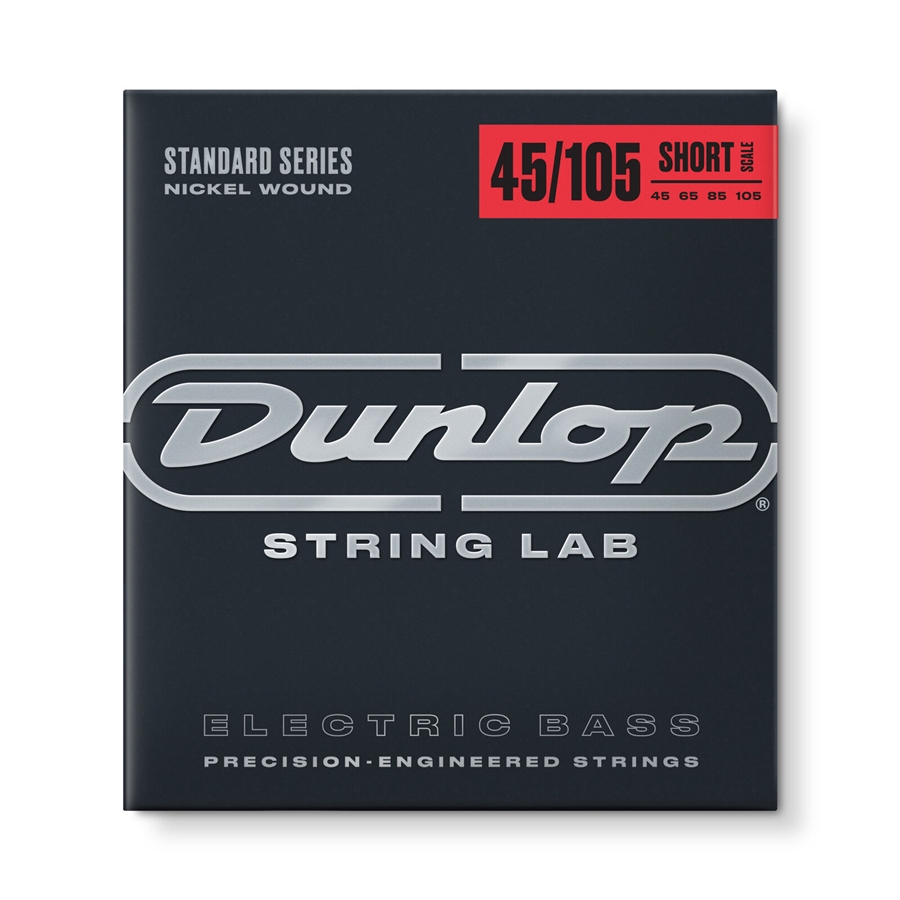 DUNLOP DBN45105S NICKEL WOUND SCALA CORTA 45-105 4/SET DUNLOP DBN45105S NICKEL WOUND SCALA CORTA 45-105 4/SET