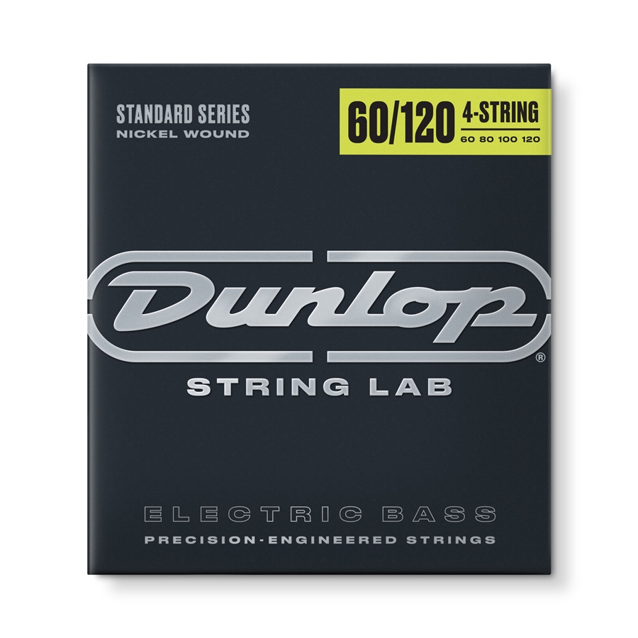 DUNLOP DBN60120 NICKEL WOUND, EXTRA HEAVY DROP SET/4 DUNLOP DBN60120 NICKEL WOUND, EXTRA HEAVY DROP SET/4