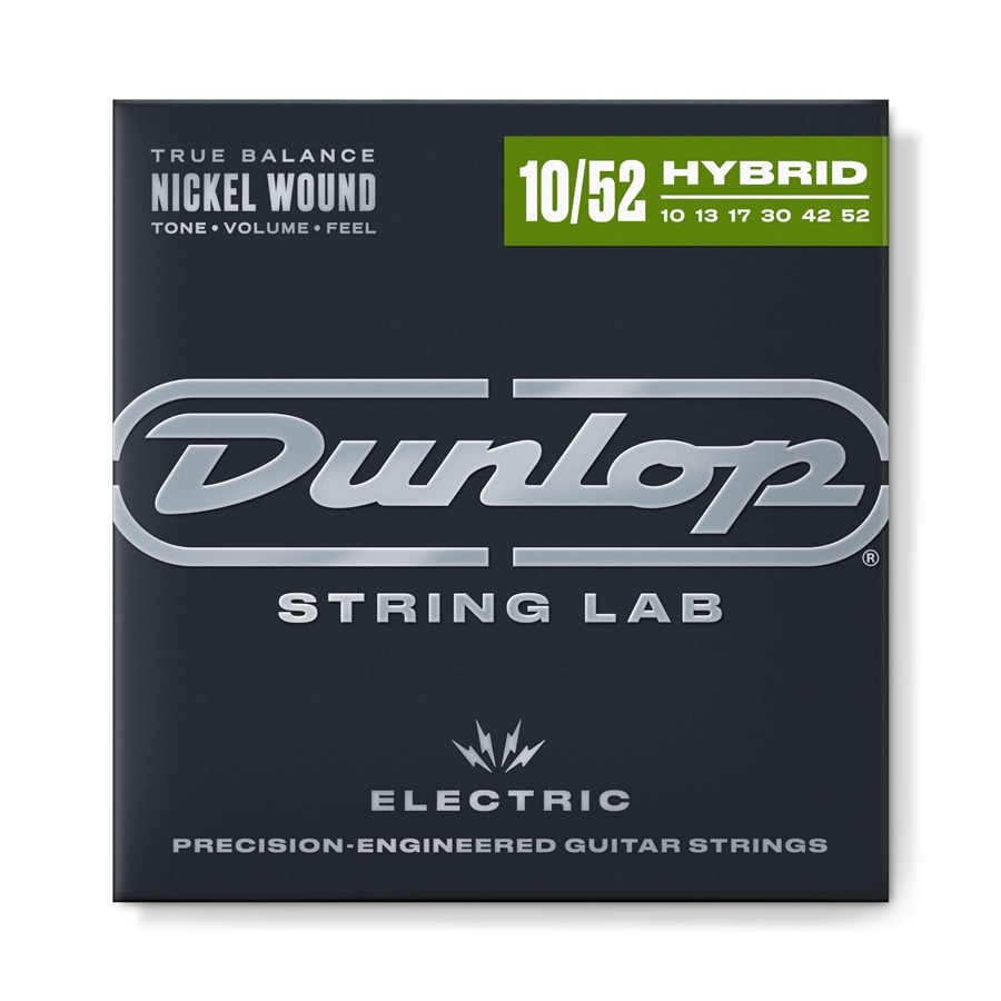 Dunlop DEN1052 Nickel Plated Steel, Light /Heavy, Set/6