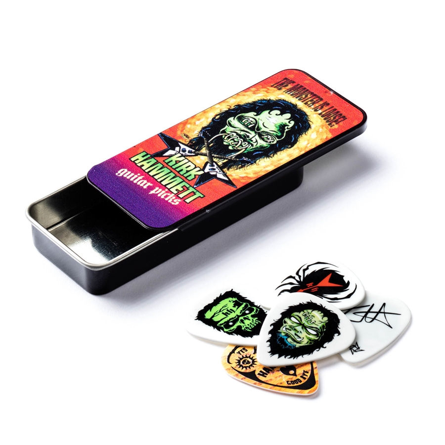 DUNLOP KH01T088 KIRK HAMMETT TIN BOX DUNLOP KH01T088 KIRK HAMMETT TIN BOX