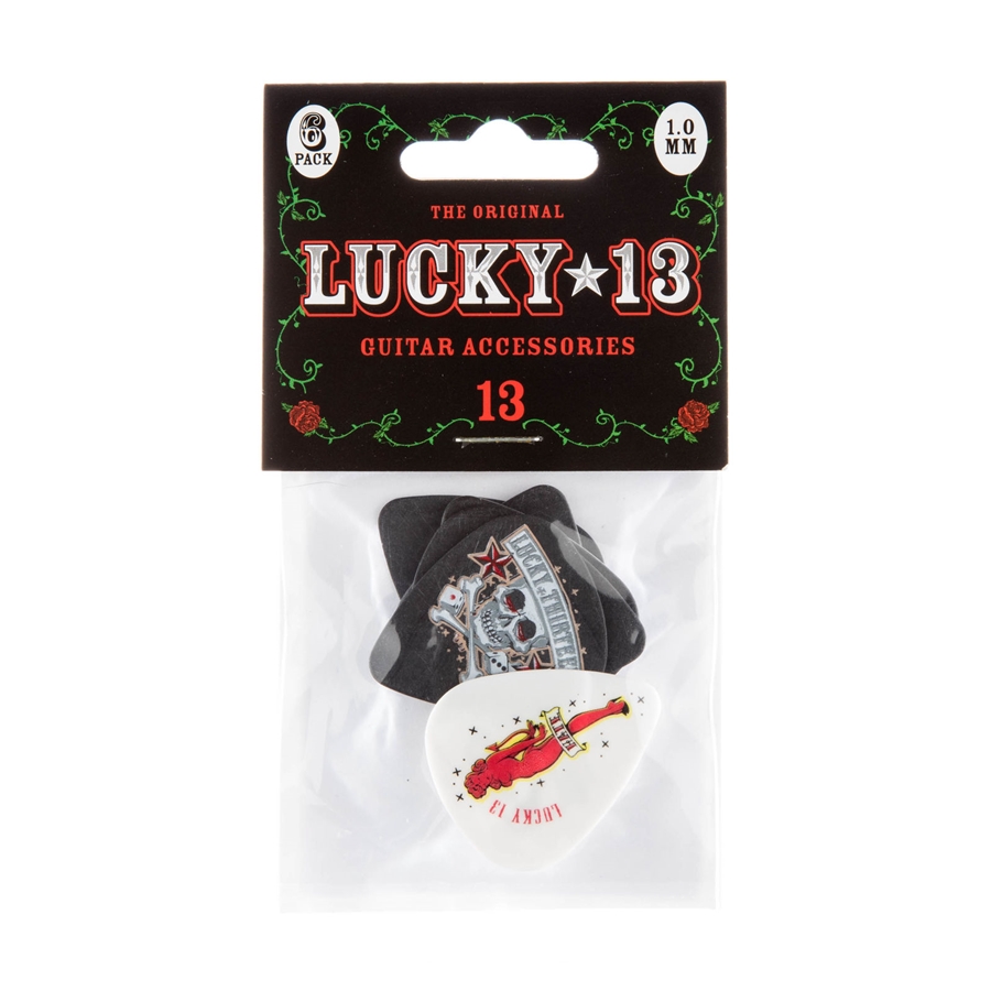 DUNLOP L13BP1.0 LUCKY 13 1.0MM PLAYER/6 DUNLOP L13BP1.0 LUCKY 13 1.0MM PLAYER/6