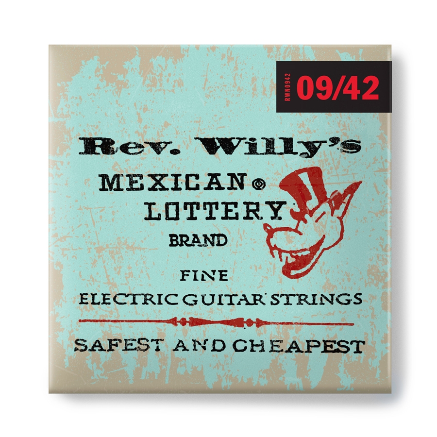 DUNLOP RWN0942 REV. WILLIE, MEDIUM LIGHT SET/6 DUNLOP RWN0942 REV. WILLIE, MEDIUM LIGHT SET/6