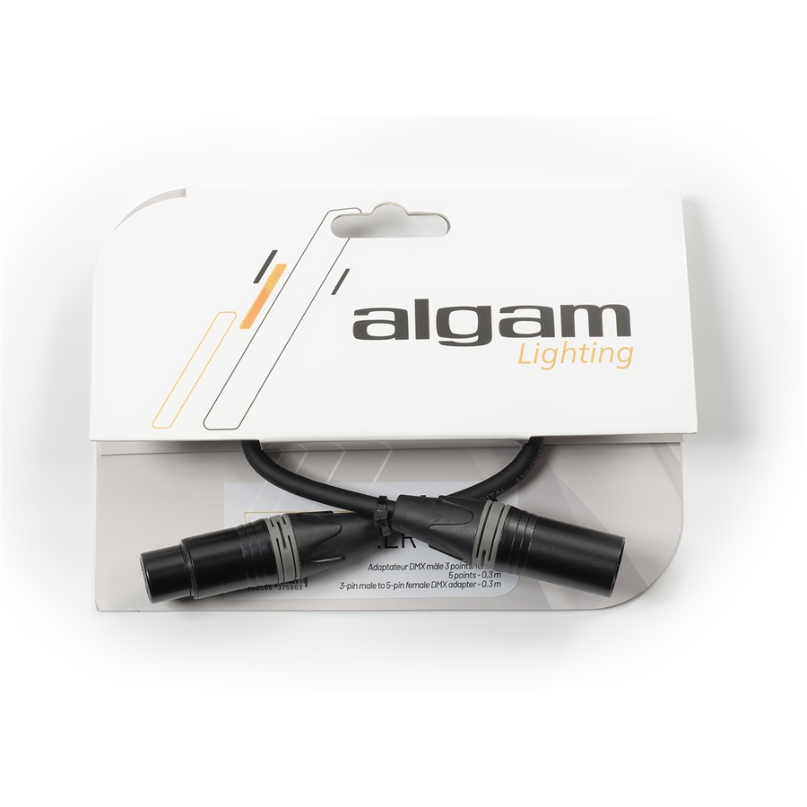 Algam Lighting ADAPT-XLR-M3F5 Adattatore DMX 3/5 Poli