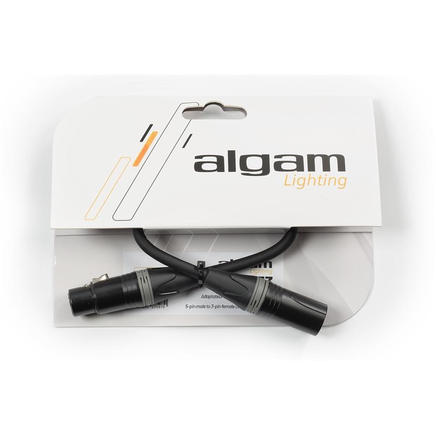 Algam Lighting ADAPT-XLR-M5F3 Adattatore DMX 3/5 Poli