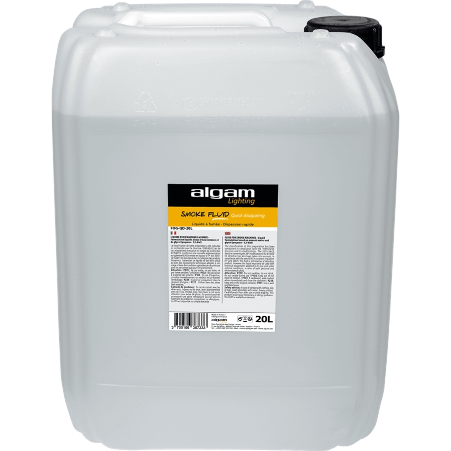 ALGAM FOG-QD-20L LIQUIDO FUMO DISPERSIONE RAPIDA EFFETTO CO2 20L ALGAM FOG-QD-20L LIQUIDO FUMO DISPERSIONE RAPIDA EFFETTO CO2 20L