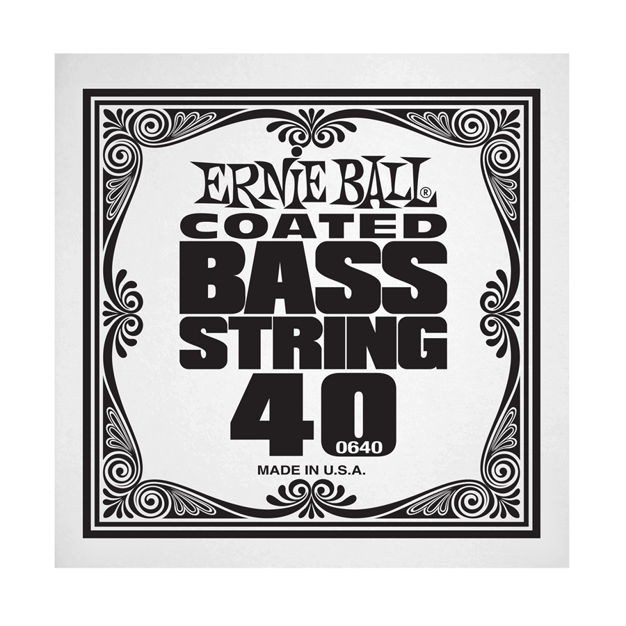 ERNIE BALL 0640 COATED NICKEL WOUND BASS .040 ERNIE BALL 0640 COATED NICKEL WOUND BASS .040
