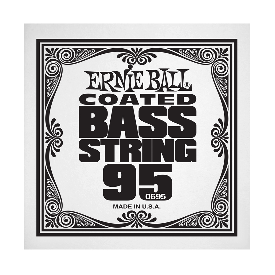 ERNIE BALL 0695 COATED NICKEL WOUND BASS .095 ERNIE BALL 0695 COATED NICKEL WOUND BASS .095