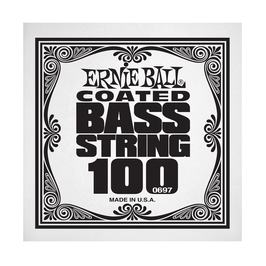 ERNIE BALL 0697 COATED NICKEL WOUND BASS .100 ERNIE BALL 0697 COATED NICKEL WOUND BASS .100