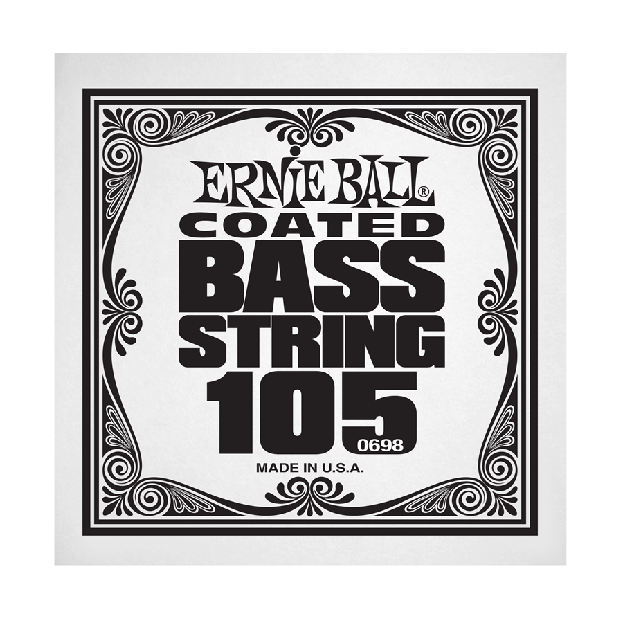 ERNIE BALL 0698 COATED NICKEL WOUND BASS .105 ERNIE BALL 0698 COATED NICKEL WOUND BASS .105