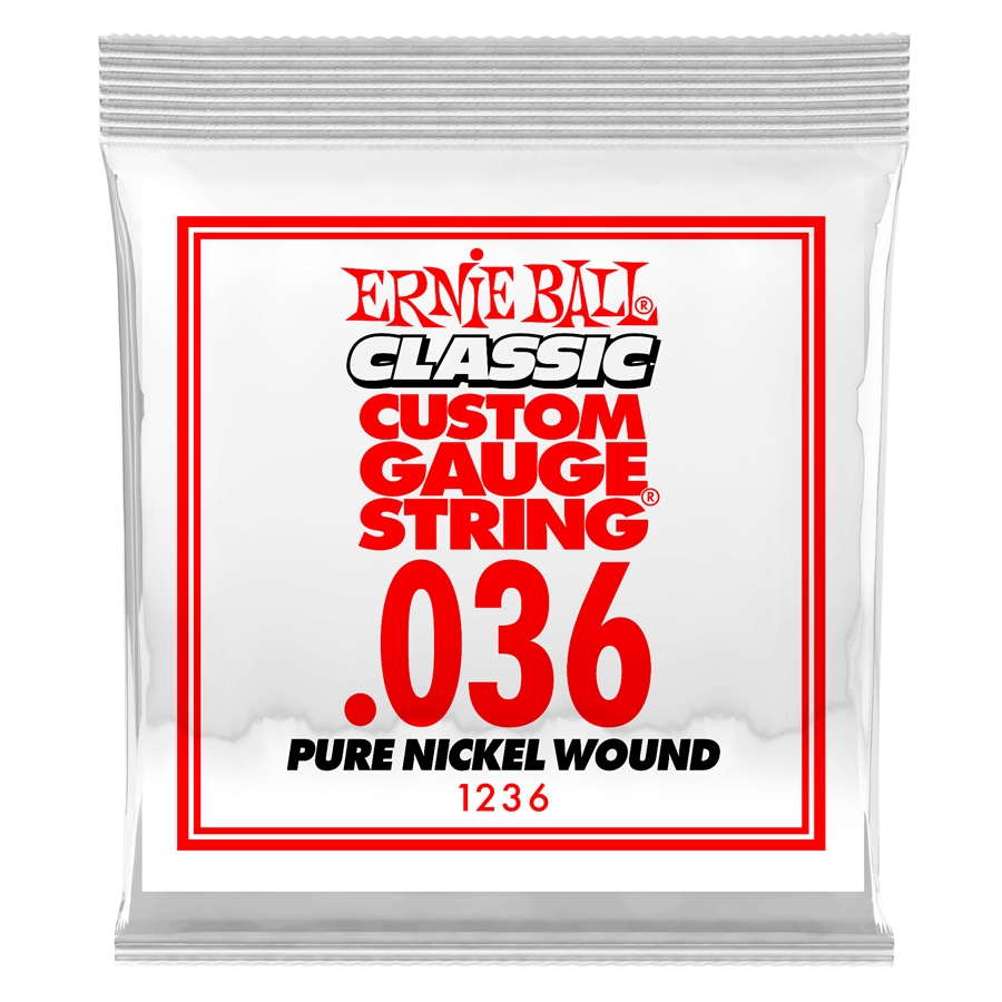 ERNIE BALL 1236 PURE NICKEL WOUND .036 ERNIE BALL 1236 PURE NICKEL WOUND .036