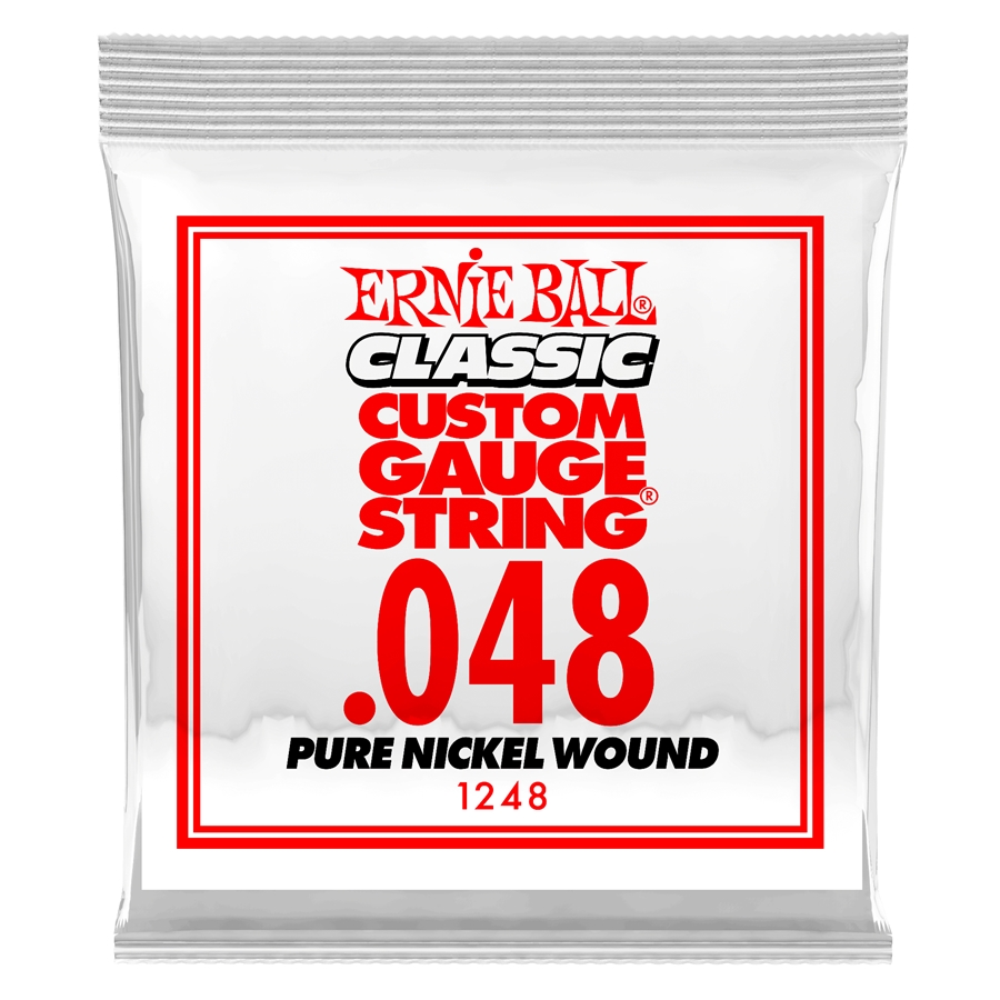 ERNIE BALL 1248 PURE NICKEL WOUND .048 ERNIE BALL 1248 PURE NICKEL WOUND .048
