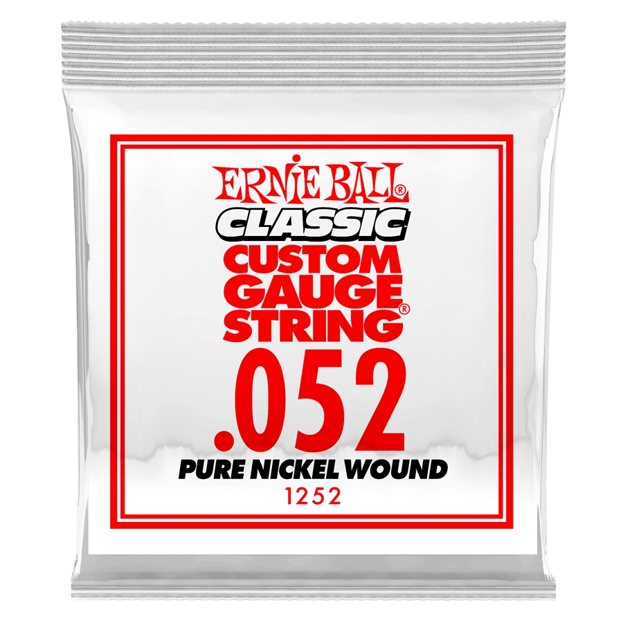 ERNIE BALL 1252 PURE NICKEL WOUND .052 ERNIE BALL 1252 PURE NICKEL WOUND .052