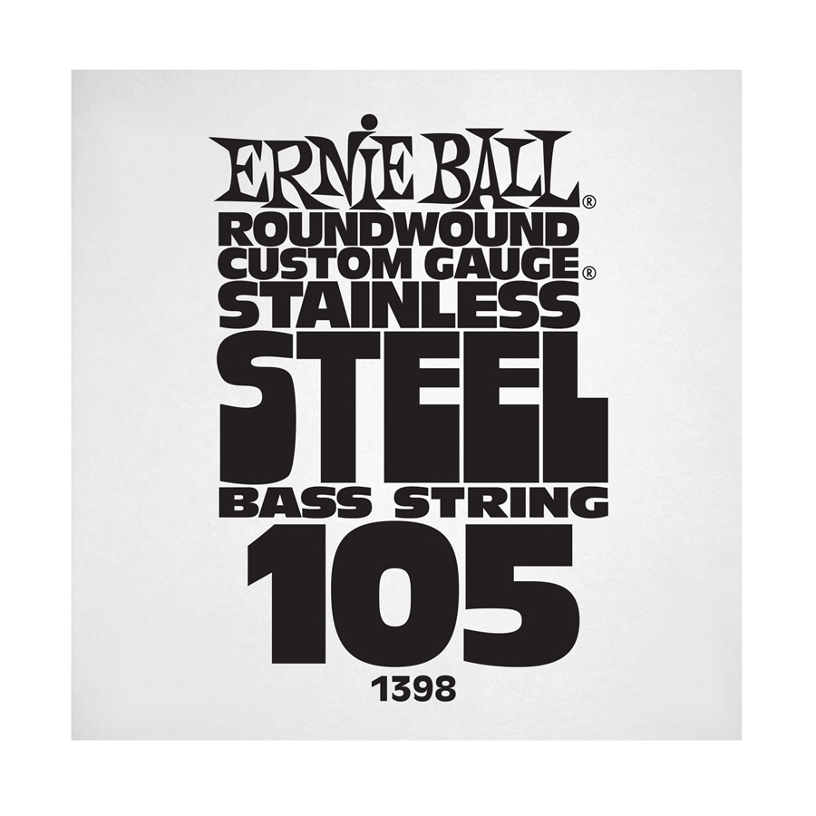 ERNIE BALL 1398 STAINLESS STEEL WOUND BASS .105 ERNIE BALL 1398 STAINLESS STEEL WOUND BASS .105