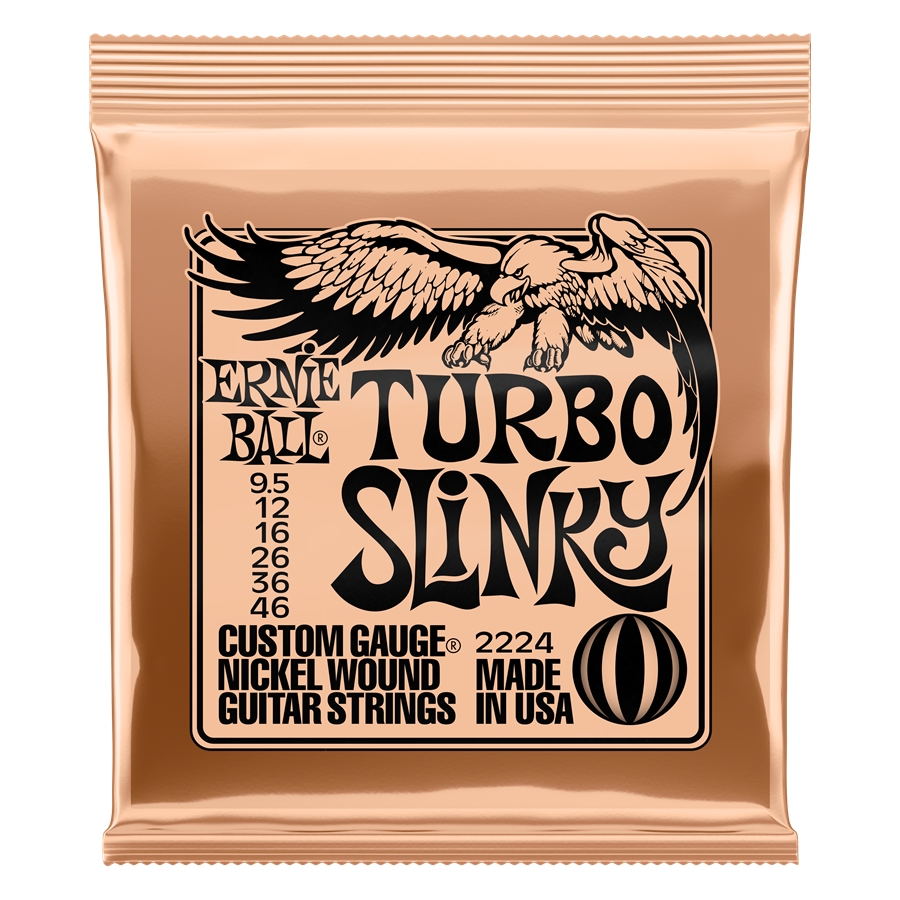 Ernie Ball 2224 Nickel Wound Turbo Slinky 9,5-46