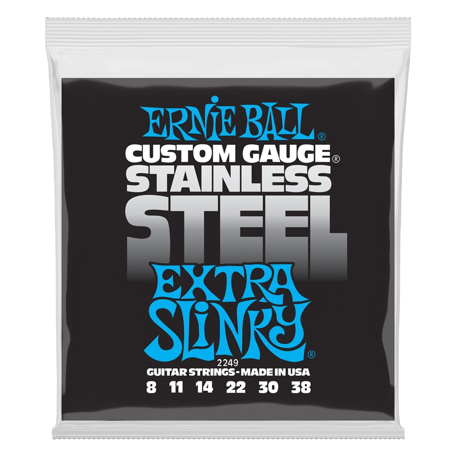 Ernie Ball 2249 Stainless Steel Extra Slinky 8-38