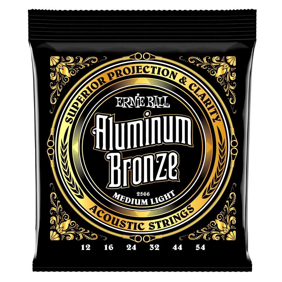 Ernie Ball 2566 Aluminum Bronze Medium Light 12-54