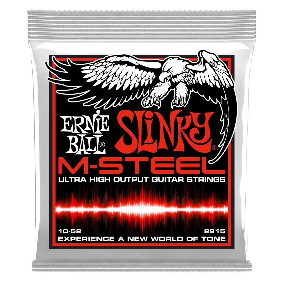 ERNIE BALL 2915 M-STEEL SKINNY TOP HEAVY BOTTOM SLINKY 10-52 ERNIE BALL 2915 M-STEEL SKINNY TOP HEAVY BOTTOM SLINKY 10-52