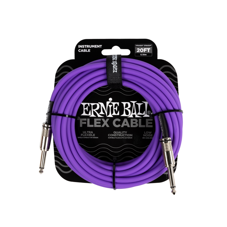 ERNIE BALL 6420 FLEX CABLE PURPLE 6M ERNIE BALL 6420 FLEX CABLE PURPLE 6M