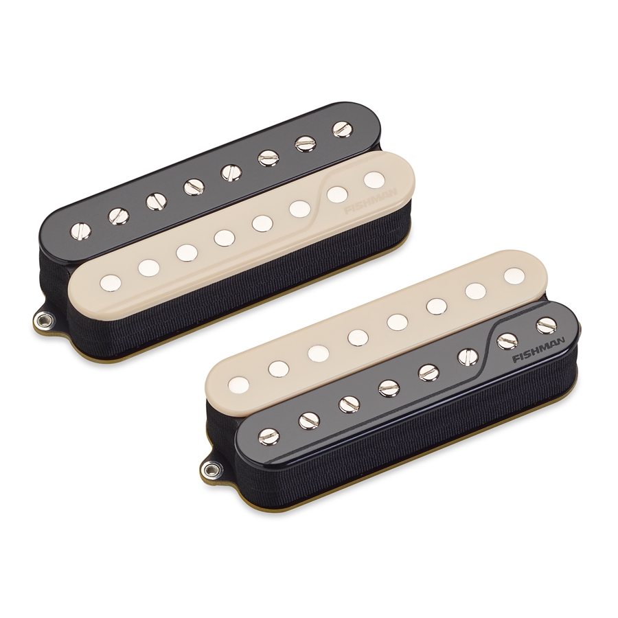 FISHMAN FLUENCE OPEN CORE CLASSIC HUMBUCKER SET/2 8 CORDE REVERSE ZEBRA