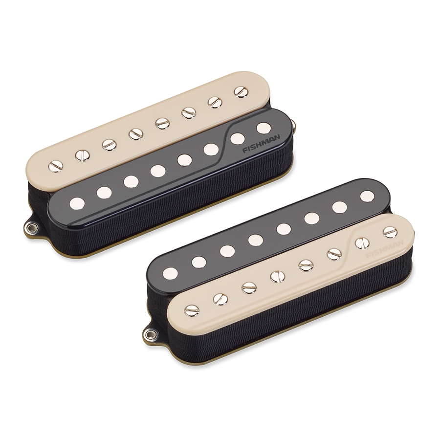 FISHMAN FLUENCE OPEN CORE CLASSIC HUMBUCKER SET/2 8 CORDE ZEBRA