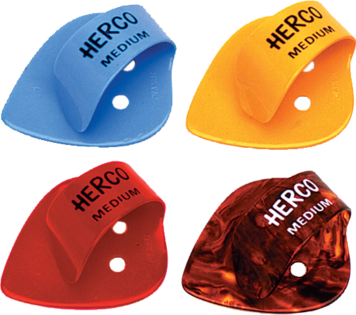 Dunlop HE111 Herco Flat Thumbpicks Light Box/24