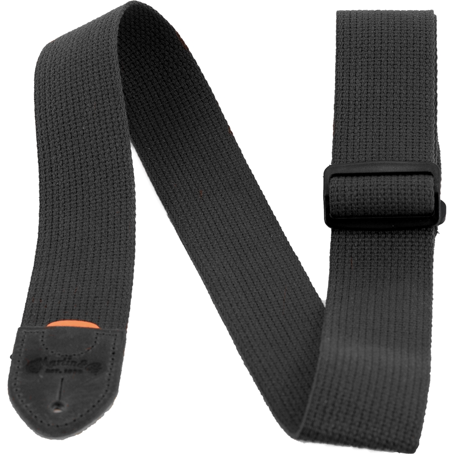 Martin & Co. 18A0104 Tracolla Cotton Weave, Black, con Pick Holder