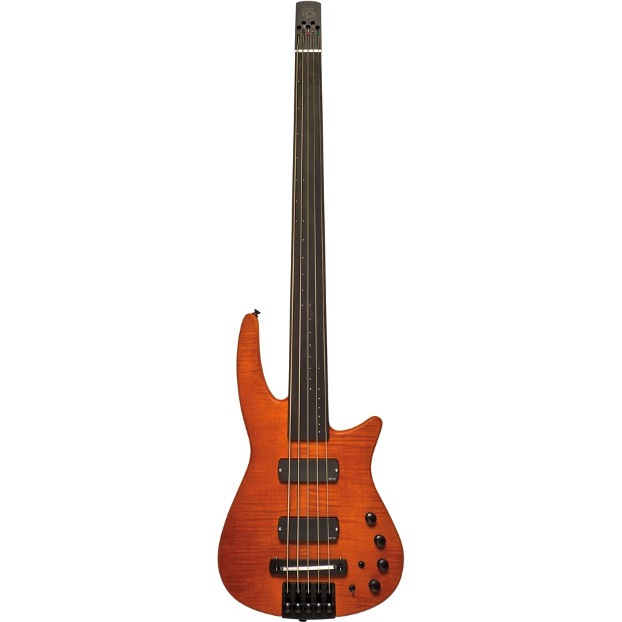 NS DESIGN CR5 RADIUS BASS 5 FRETLESS AMBER SATIN NS DESIGN CR5 RADIUS BASS 5 FRETLESS AMBER SATIN