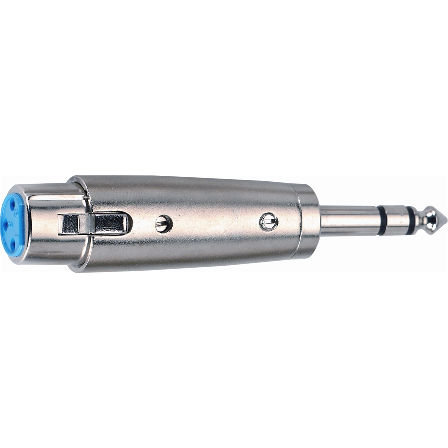 QUIK LOK F/147-K ADATTATORE XLR FEMMINA/JACK TRS STEREO 6.3 QUIK LOK F/147-K ADATTATORE XLR FEMMINA/JACK TRS STEREO 6.3