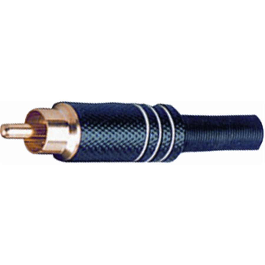 QUIK LOK G/254 BK-WH RCA IN METALLO NERO QUIK LOK G/254 BK-WH RCA IN METALLO NERO