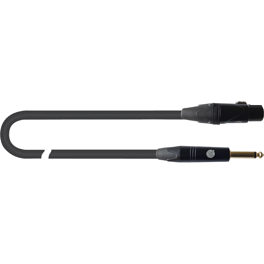 QUIK LOK ITST/FJM-2 B CAVO CANNON XLR FEMMINA / JACK 6.3 TS MONO 2 MT QUIK LOK ITST/FJM-2 B CAVO CANNON XLR FEMMINA / JACK 6.3 TS MONO 2 MT