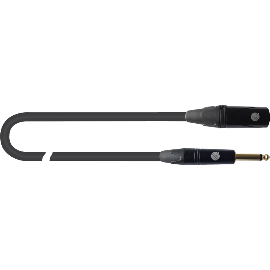 QUIK LOK ITST/MJM-1 B CAVO CANNON XLR MASCHIO / JACK 6.3 TS MONO 1 MT QUIK LOK ITST/MJM-1 B CAVO CANNON XLR MASCHIO / JACK 6.3 TS MONO 1 MT