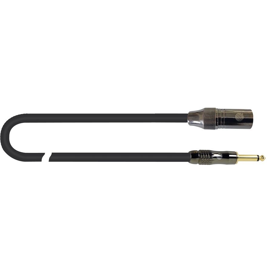 QUIK LOK ITST/MJM-1 CAVO CANNON XLR MASCHIO / JACK 6.3 TS MONO 1 MT QUIK LOK ITST/MJM-1 CAVO CANNON XLR MASCHIO / JACK 6.3 TS MONO 1 MT