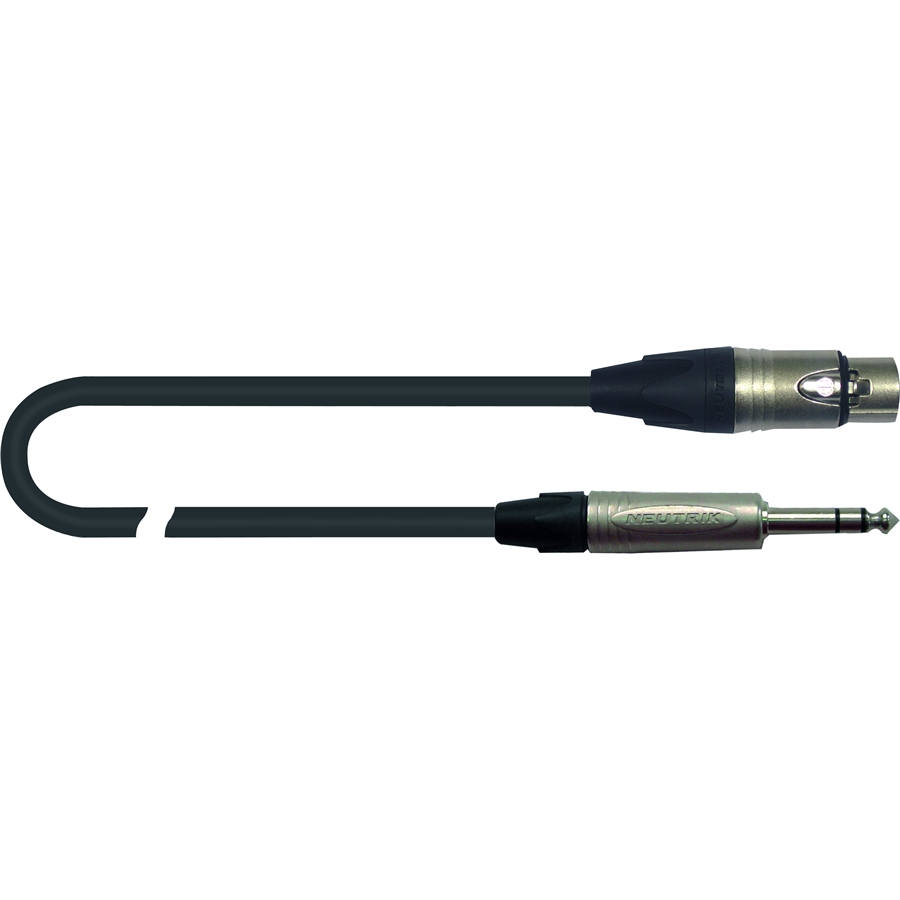 QUIK LOK ITTOP/FJS-3 CAVO CANNON XLR FEMMINA / JACK 6.3 TRS STEREO 3 MT QUIK LOK ITTOP/FJS-3 CAVO CANNON XLR FEMMINA / JACK 6.3 TRS STEREO 3 MT