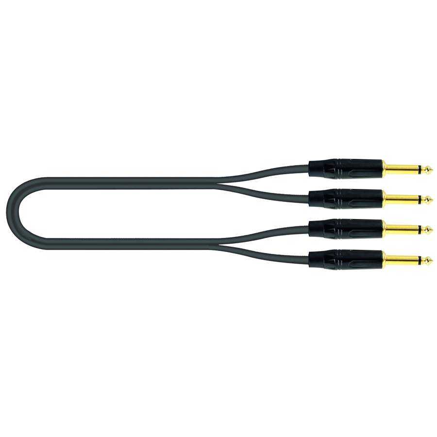 QUIK LOK JUST/KEY-6 CAVO 2X JACK 6.3 TS MONO / 2X JACK 6.3 TS MONO 6 MT QUIK LOK JUST/KEY-6 CAVO 2X JACK 6.3 TS MONO / 2X JACK 6.3 TS MONO 6 MT