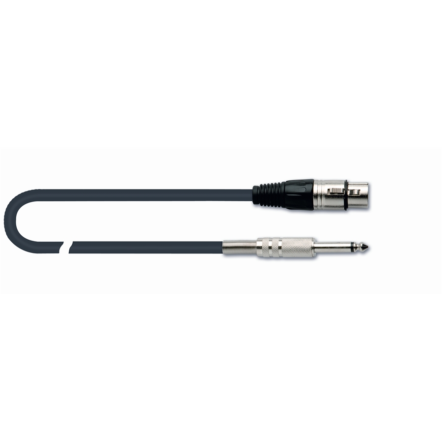 QUIK LOK MX/777-9 CANNON XLR FEMMINA / JACK 6.3 TS MONO 9 MT QUIK LOK MX/777-9 CANNON XLR FEMMINA / JACK 6.3 TS MONO 9 MT