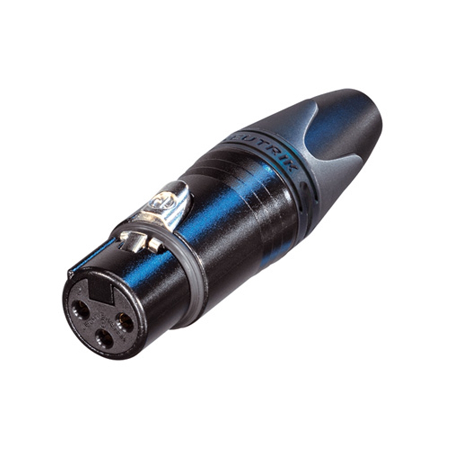 QUIK LOK NC/354 BG CANNON XLR 3 POLI FEMMINA NERO NEUTRIK (NC3FXX-B) QUIK LOK NC/354 BG CANNON XLR 3 POLI FEMMINA NERO NEUTRIK (NC3FXX-B)