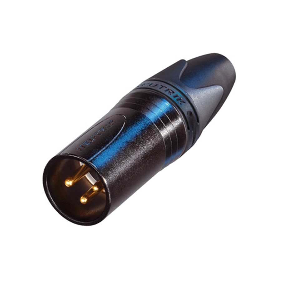 QUIK LOK NC/355 BG CANNON XLR 3 POLI MASCHIO NERO NEUTRIK (NC3MXX-B) QUIK LOK NC/355 BG CANNON XLR 3 POLI MASCHIO NERO NEUTRIK (NC3MXX-B)