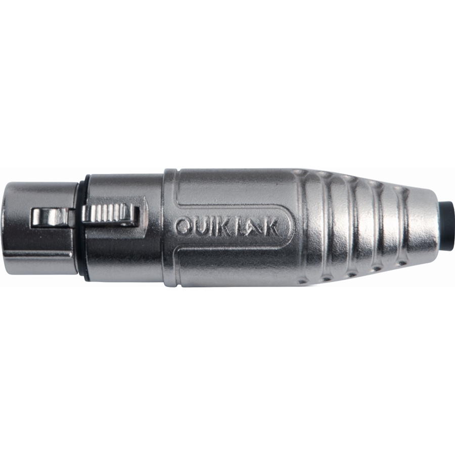 QUIK LOK NC/554-K CONNETTORE CANNON XLR 3 POLI FEMMINA HEAVY DUTY QUIK LOK NC/554-K CONNETTORE CANNON XLR 3 POLI FEMMINA HEAVY DUTY