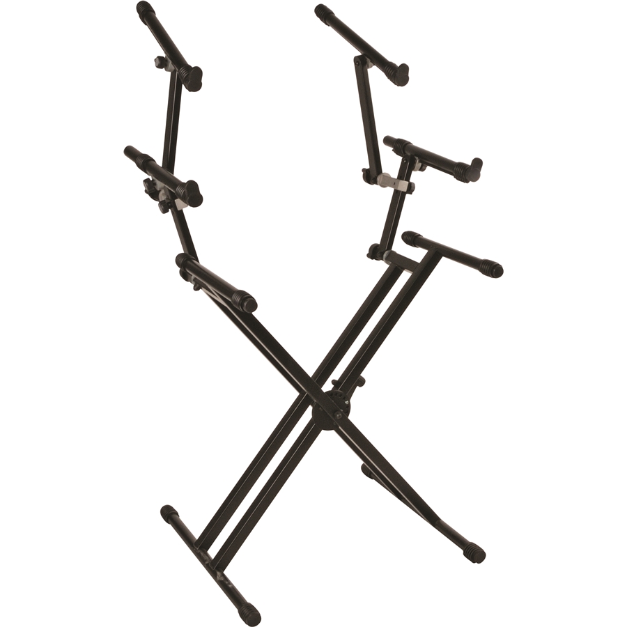 QUIK LOK QL/723 SUPPORTO PROFESSIONALE PER 3 TASTIERE CON STRUTTURA "X" E TELAIO DOPPIO QUIK LOK QL/723 SUPPORTO PROFESSIONALE PER 3 TASTIERE CON STRUTTURA "X" E TELAIO DOPPIO
