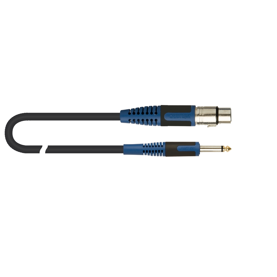 QUIK LOK RKSM/300-3 CANNON XRL FEMMINA / JACK TS MONO 6.3 3 MT QUIK LOK RKSM/300-3 CANNON XRL FEMMINA / JACK TS MONO 6.3 3 MT