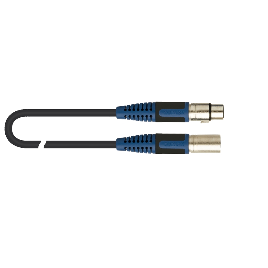 QUIK LOK RKSM/340-1 CANNON XLR MASCHIO / CANNON XLR FEMMINA 1 MT QUIK LOK RKSM/340-1 CANNON XLR MASCHIO / CANNON XLR FEMMINA 1 MT